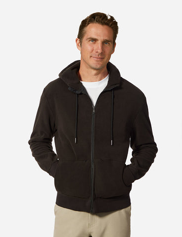  SCOTTeVEST Microfleece Hoodie for Men - 21 Hidden Pockets -  Warm Fleece Zip Up Sweatshirt for Travel & More (Black, X-Small) :  Clothing, Shoes & Jewelry