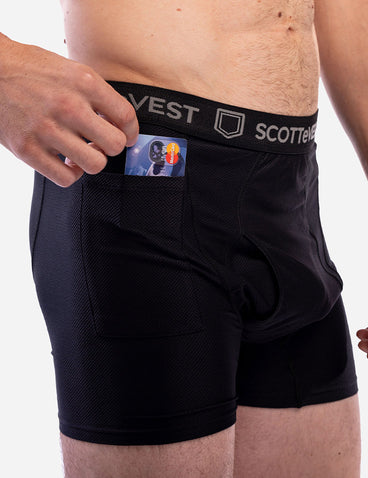 Authentic Apparel Boxers Color Waist Underwear Double Solid Sports