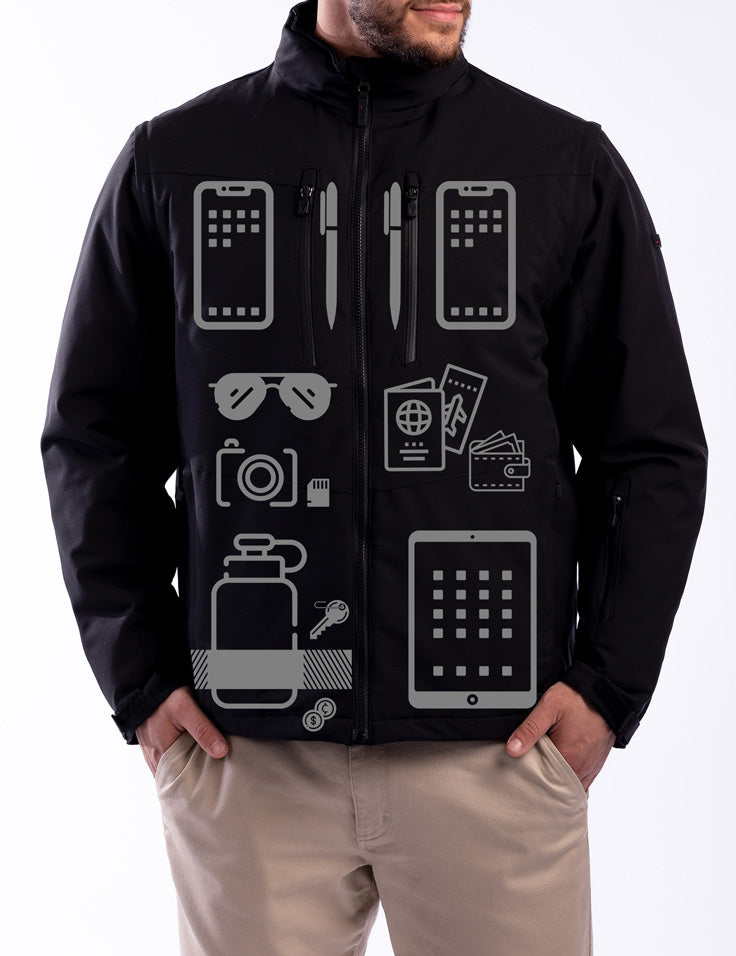 Men's Revolution Travel Jacket with Hidden Pockets | SCOTTeVEST