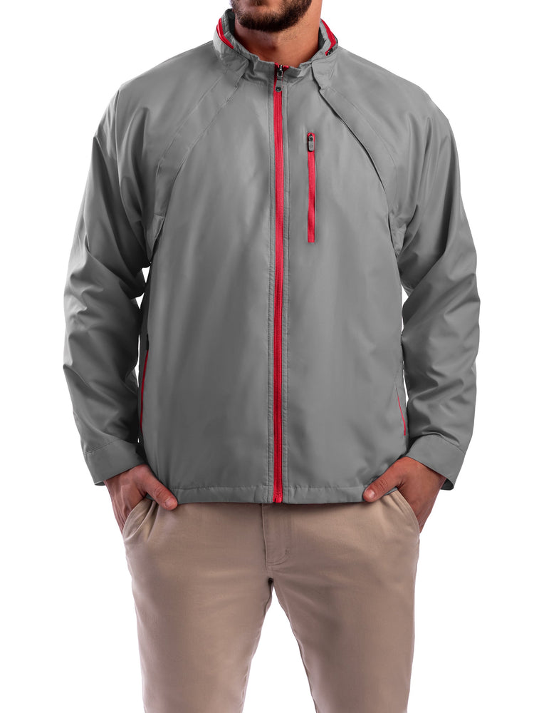 Tropiformer Men's Convertible Jacket & Windbreaker with Hidden